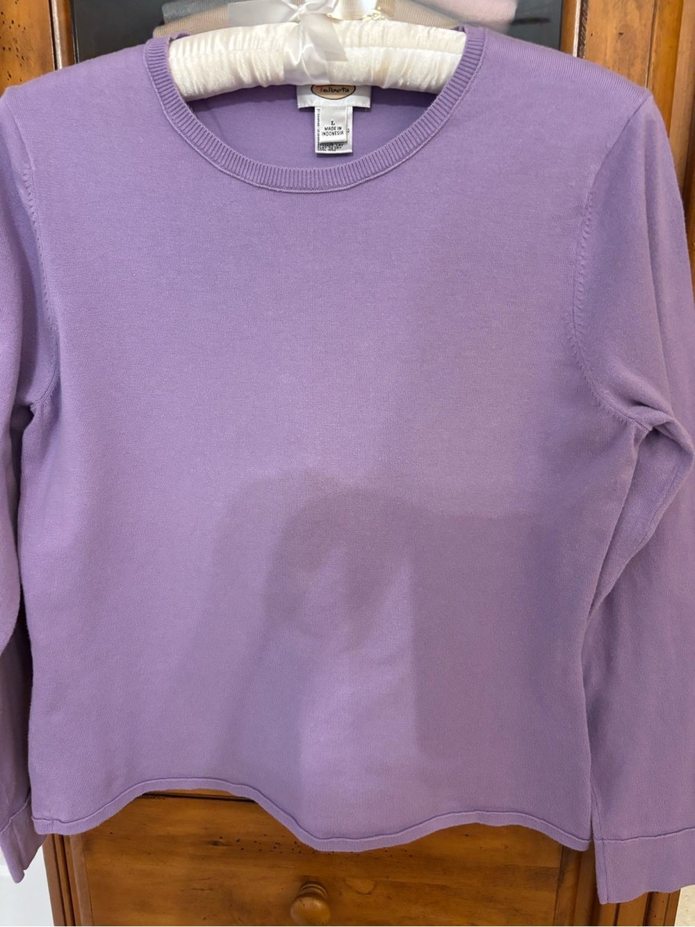 Talbots Lavender Crewneck Sweater - Women